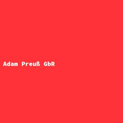 Hersteller: Adam Preuß GbR