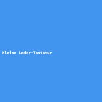 Kleine Leder-Tastatur