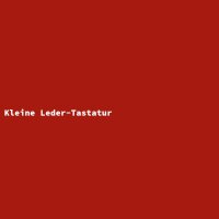 Kleine Leder-Tastatur