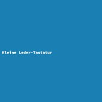 Kleine Leder-Tastatur