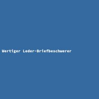 Wertiger Leder-Briefbeschwerer