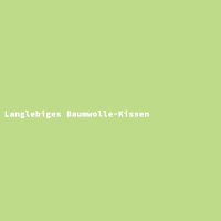 Langlebiges Baumwolle-Kissen