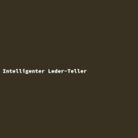 Intelligenter Leder-Teller