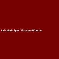 Reichhaltiges Viscose-Pflaster